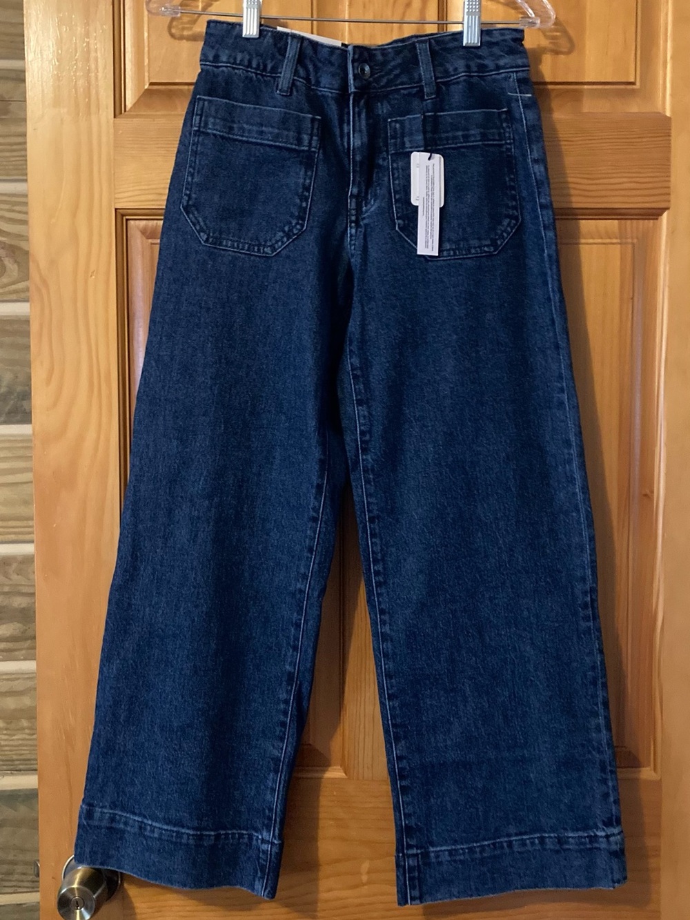 Sanctuary Men's Relaxed Wide-Leg Jeans in Dark Blue Denim